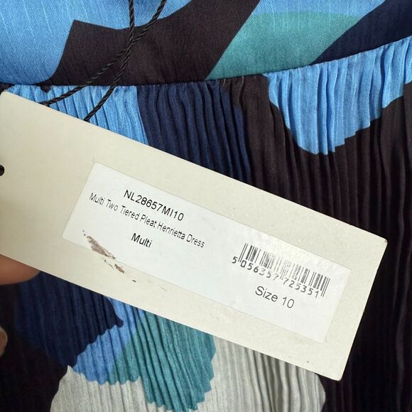 NWT Never Fully Dressed Henrietta Tiered Pleated A-Line Mini Dress 6 - Picture 4 of 9